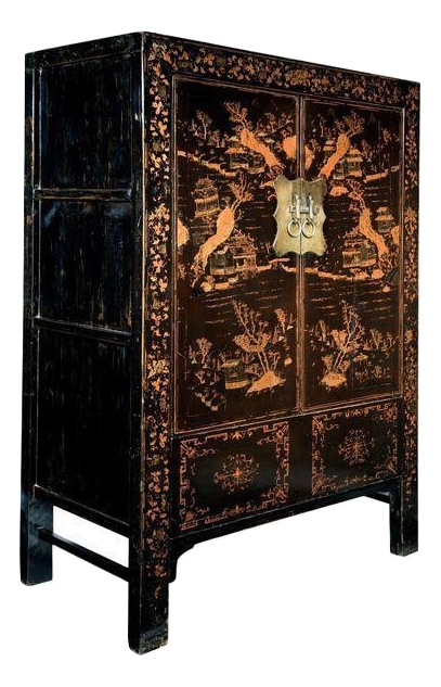 19th Century Chinoiserie Cabinet