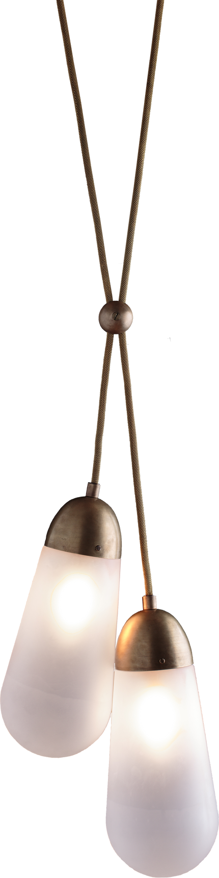 Lariat 2, Brass, Lighting, Modern, Chandelier, Fritz Porter, Design Collective