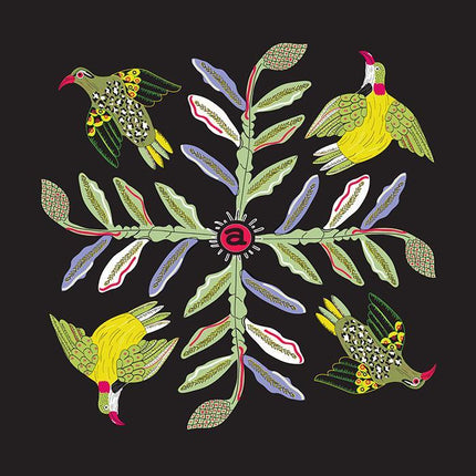 Bird Crossing Night Fabric