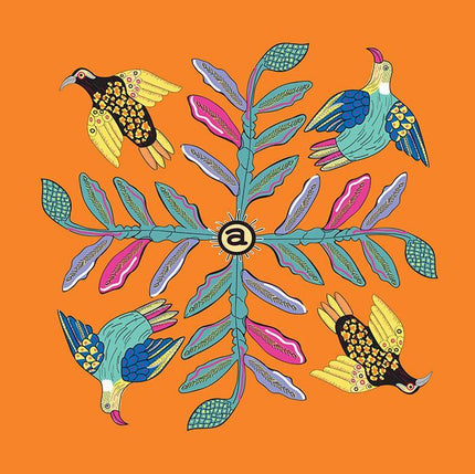 Bird Crossing Sunset Fabric