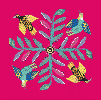Bird Crossing Watermelon Fabric