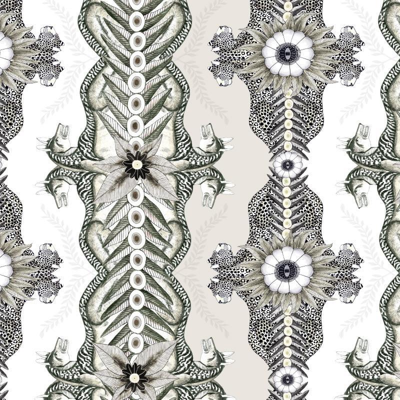 Bush Bandits Stone Fabric