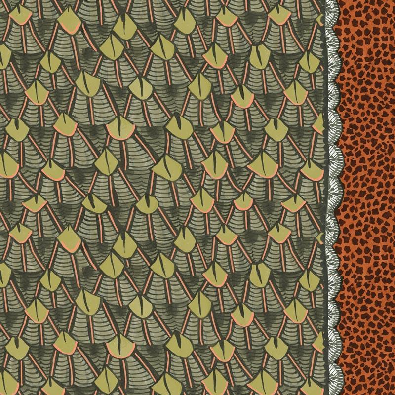 Feather River Green Fabric