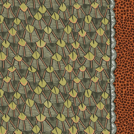 Feather River Green Fabric