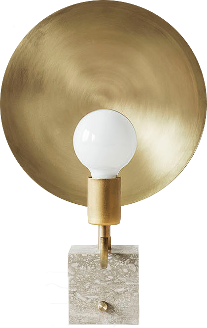 Helios Lamp, Light, Brass, Modern, Fritz Porter, Design Collective