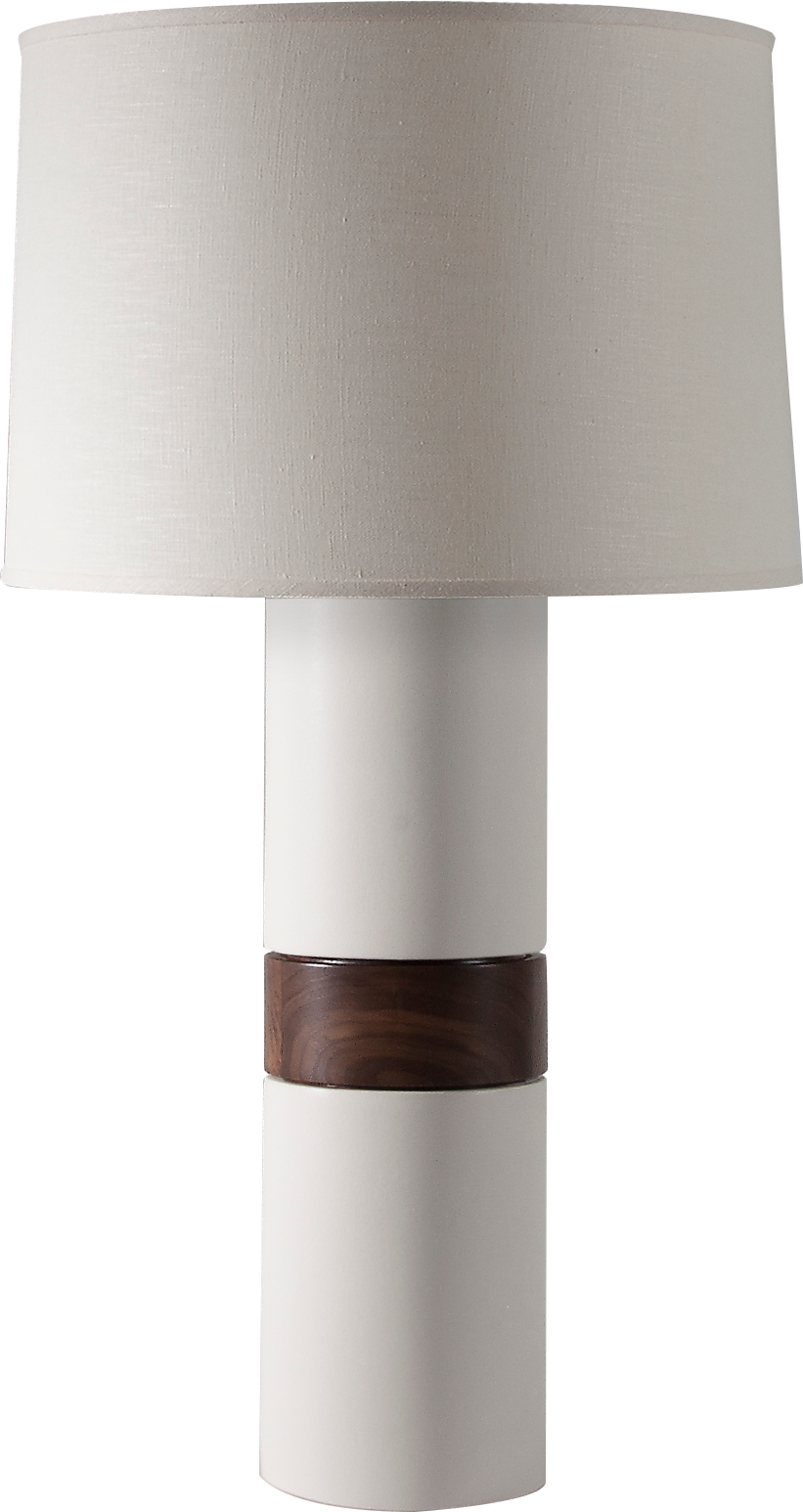 Holly Lamp, Lighting, Modern, Linen, Stoneware, Fritz Porter, Design Collective