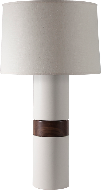 Holly Lamp, Lighting, Modern, Linen, Stoneware, Fritz Porter, Design Collective