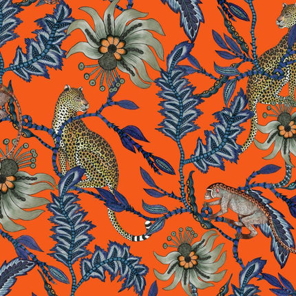 Monkey Bean Flame Fabric