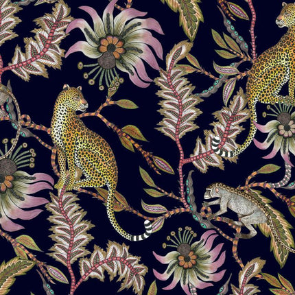Monkey Bean Night Fabric