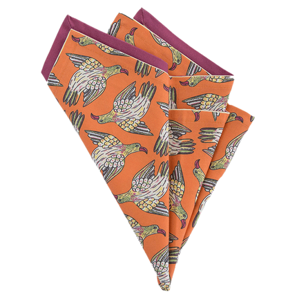 Pair of Bird Repeat Napkins