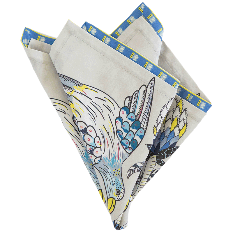 Pair of Bird Crossing Napkins