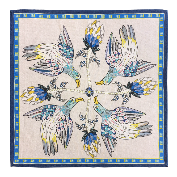 Pair of Bird Crossing Napkins