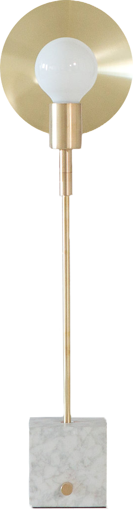 Orbit Table Lamp, Lighting, Modern, Gold, Fritz Porter, Design Collective 