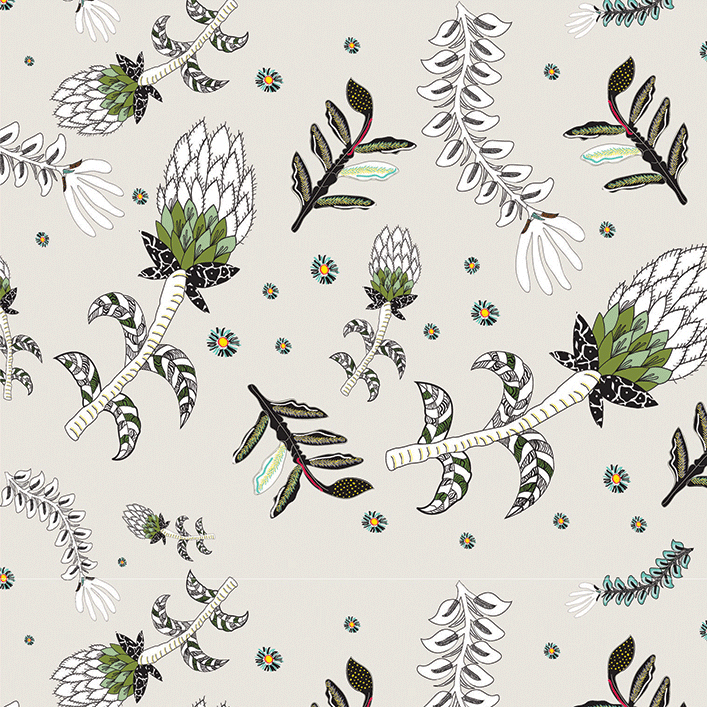 Protea Fields Desert Fabric