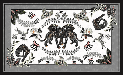 Royal Leopard Tablecloth