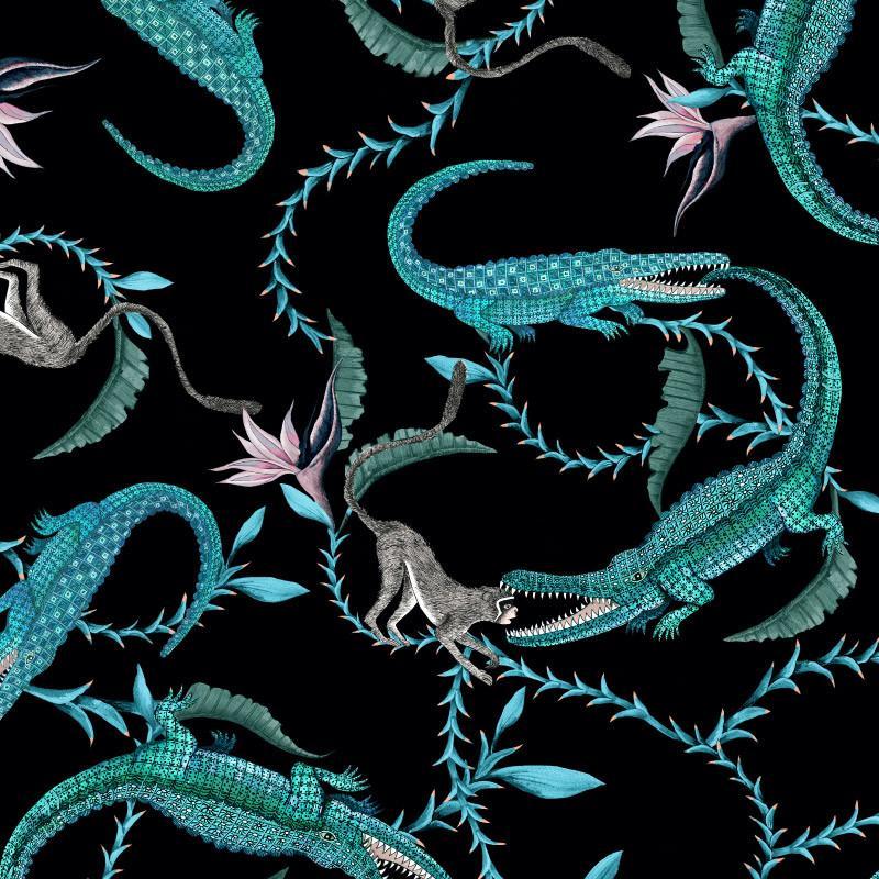 River Chase Moonlight Fabric