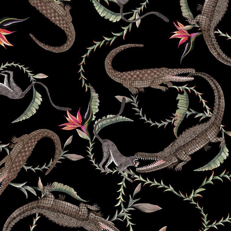 River Chase Night Fabric