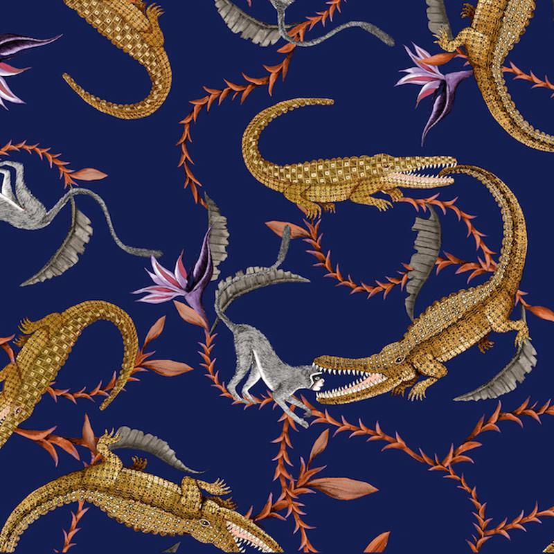 River Chase Royal Fabric