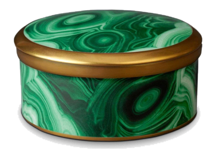 Malachite Round Box