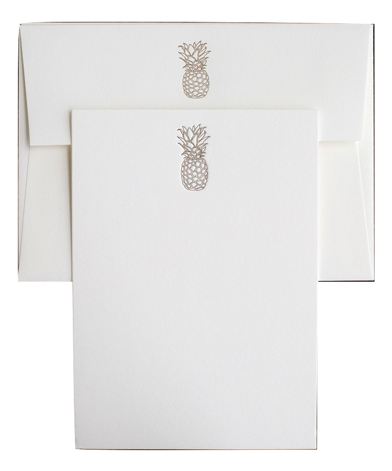 Pineapple Note Card Set